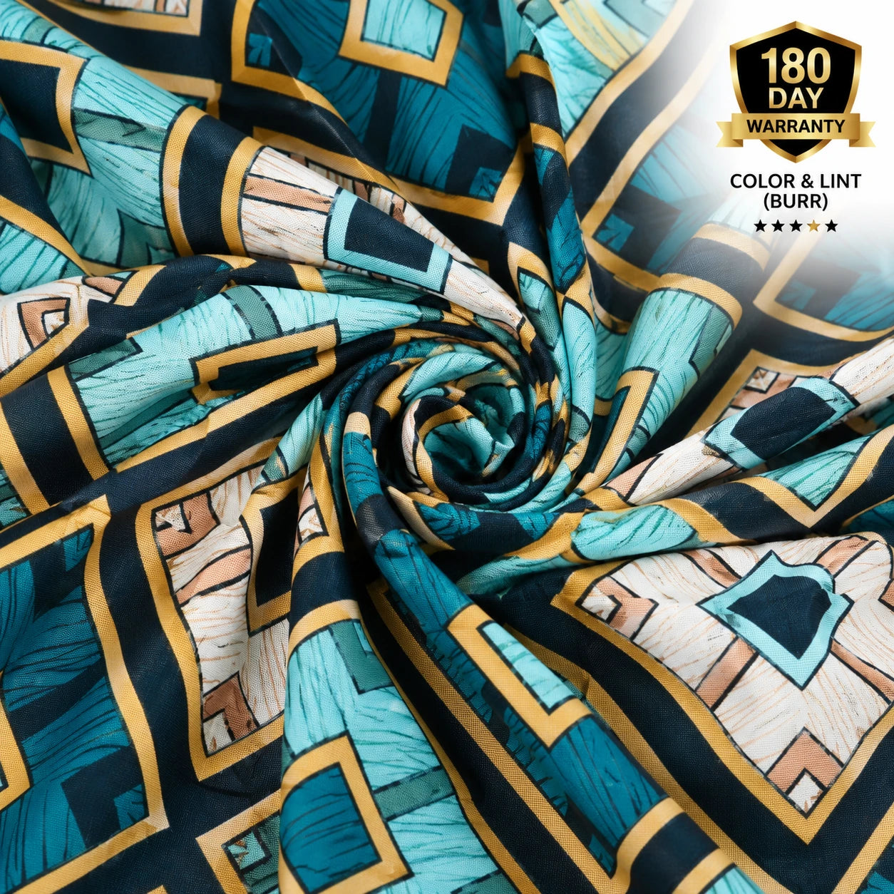 Hozvera VIP Cotton Satin King Size Bedsheet - (1 Double Bedsheet + 2 Pillows)