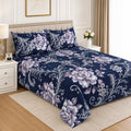Hozvera VIP Cotton Satin King Size Bedsheet - (1 Double Bedsheet + 2 Pillows)