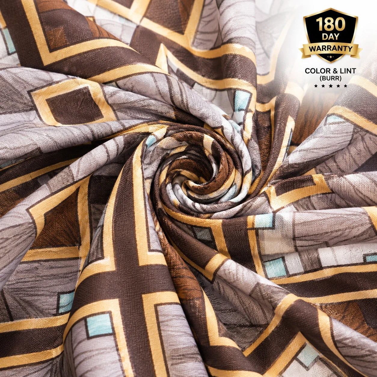 Hozvera VIP Cotton Satin King Size Bedsheet - (1 Double Bedsheet + 2 Pillows)
