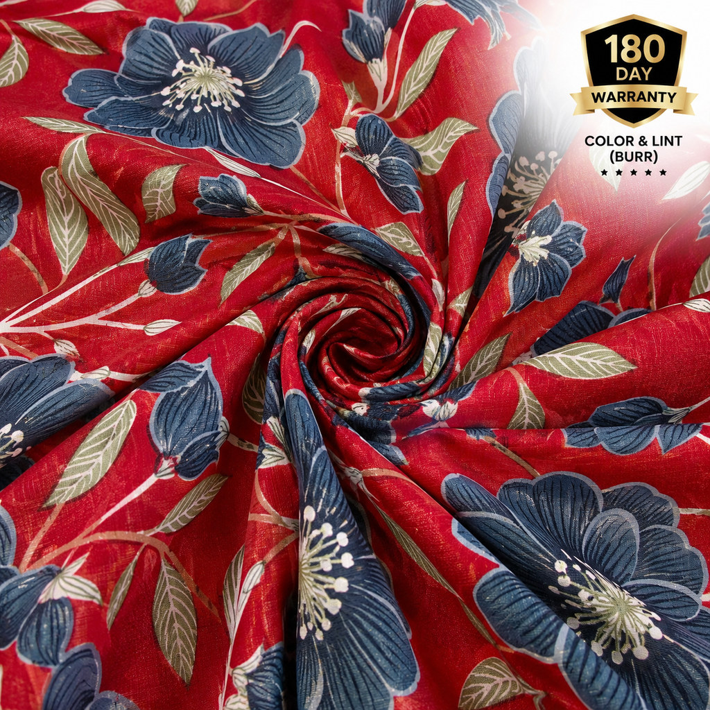Hozvera VIP Cotton Satin King Size Bedsheet - (1 Double Bedsheet + 2 Pillows)
