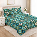 Hozvera VIP Cotton Satin King Size Bedsheet - (1 Double Bedsheet + 2 Pillows)