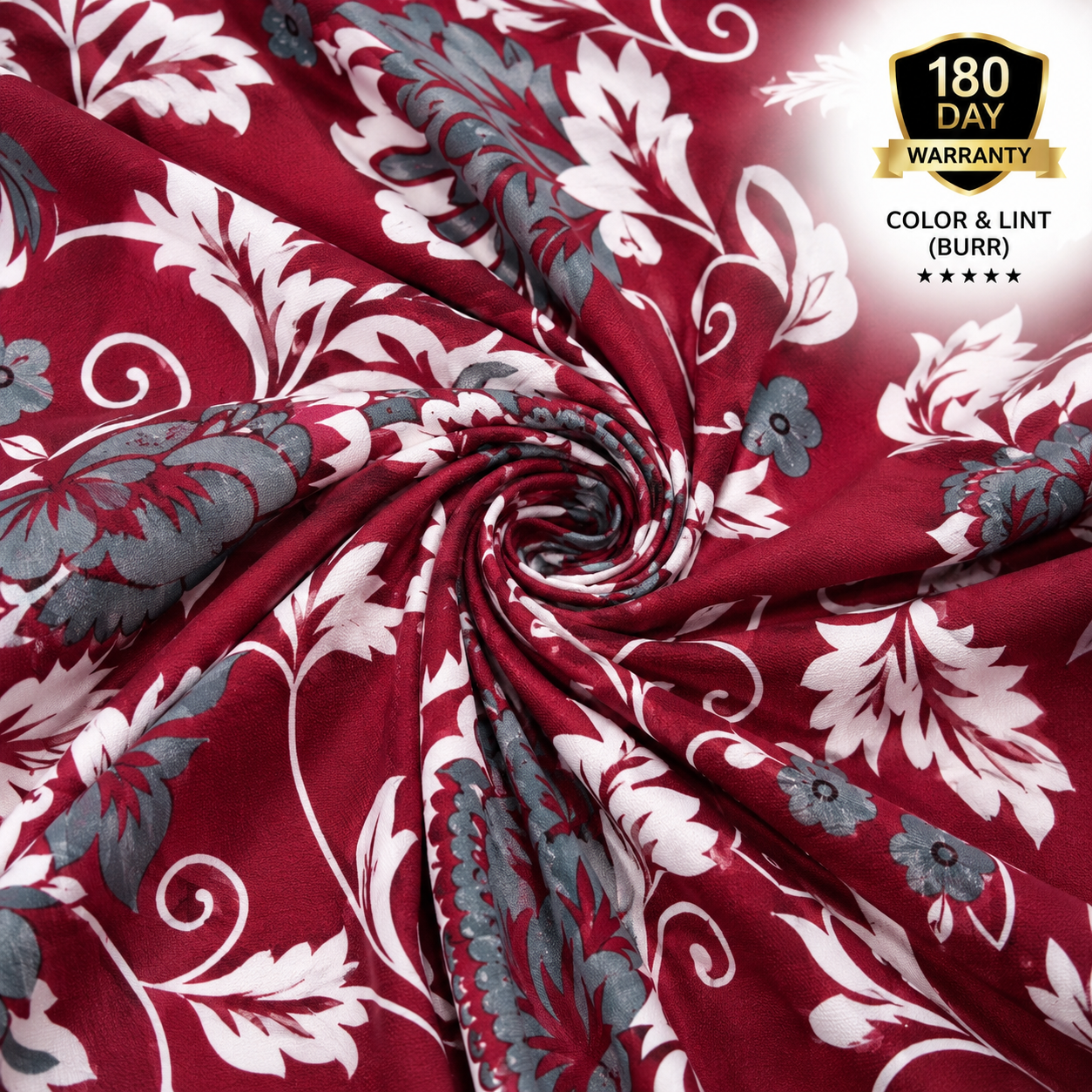 Hozvera VIP Cotton Satin King Size Bedsheet - (1 Double Bedsheet + 2 Pillows)